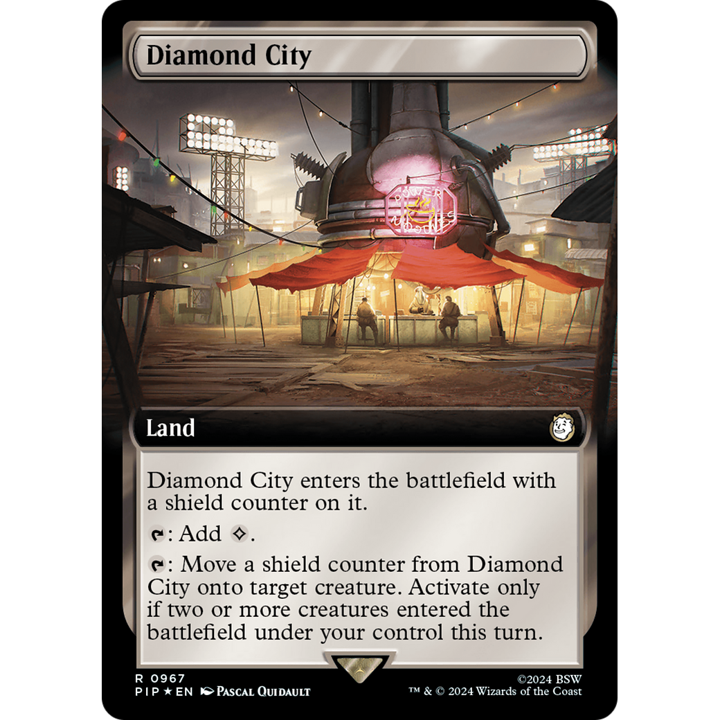 Diamond City (PIP-967) - Fallout: (Extended Art) Foil