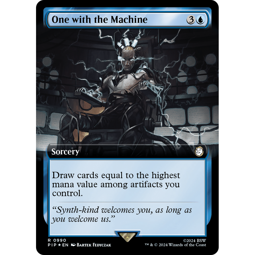 One with the Machine (PIP-990) - Fallout: (Extended Art) Foil