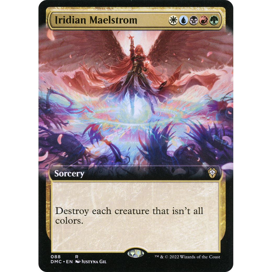 Iridian Maelstrom (Extended Art) (DMC-088) - Dominaria United Commander: (Extended Art)