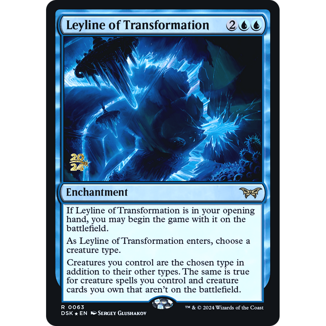 Leyline of Transformation (PRE-63S) - Duskmourn: House of Horror Promos Foil