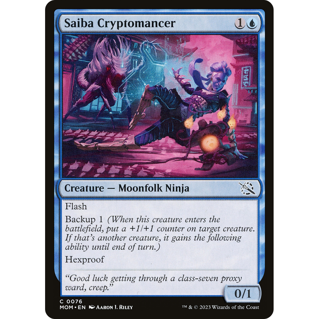 Saiba Cryptomancer (MOM-076) - March of the Machine