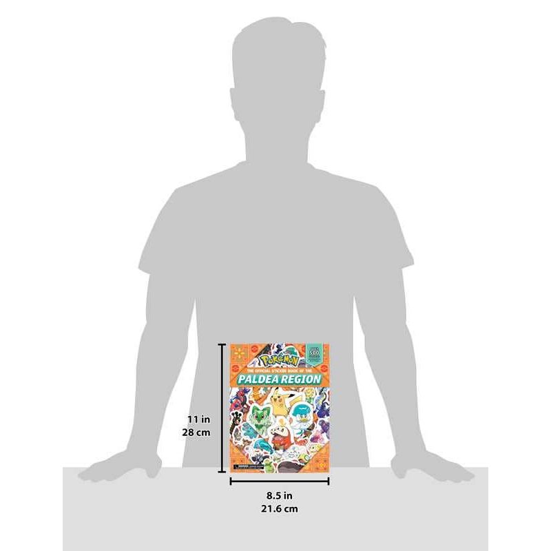 Pokémon The Official Sticker Book Of The Paldea Region  by Pikachu Press: Paperback; 126 pages / English