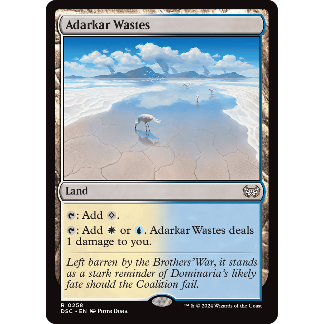 Adarkar Wastes (DSC-258) - Duskmourn: House of Horror Commander