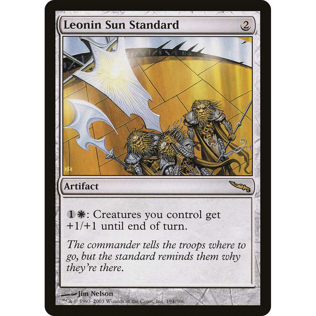Leonin Sun Standard (MRD-194) - Mirrodin