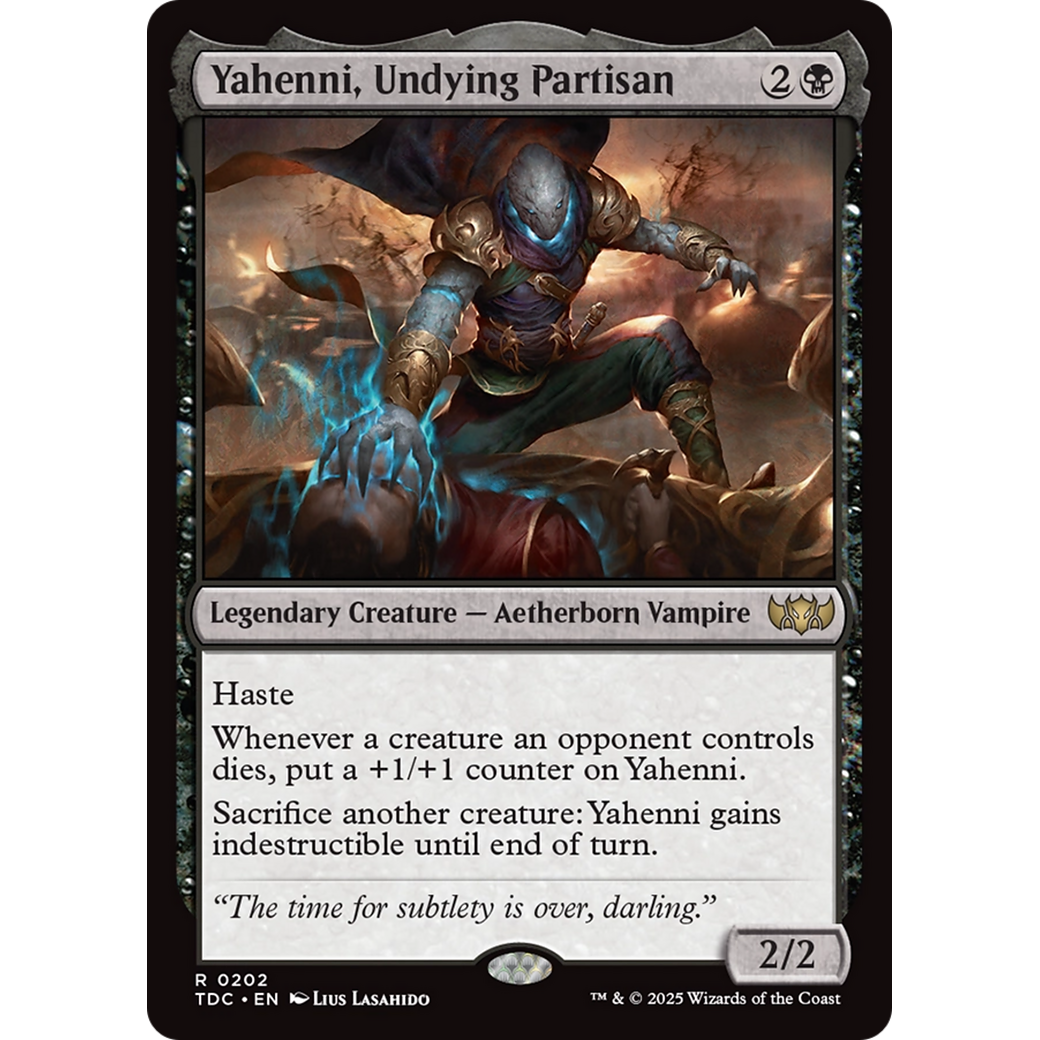 Yahenni, Undying Partisan (TDC-202) - Commander: Tarkir: Dragonstorm