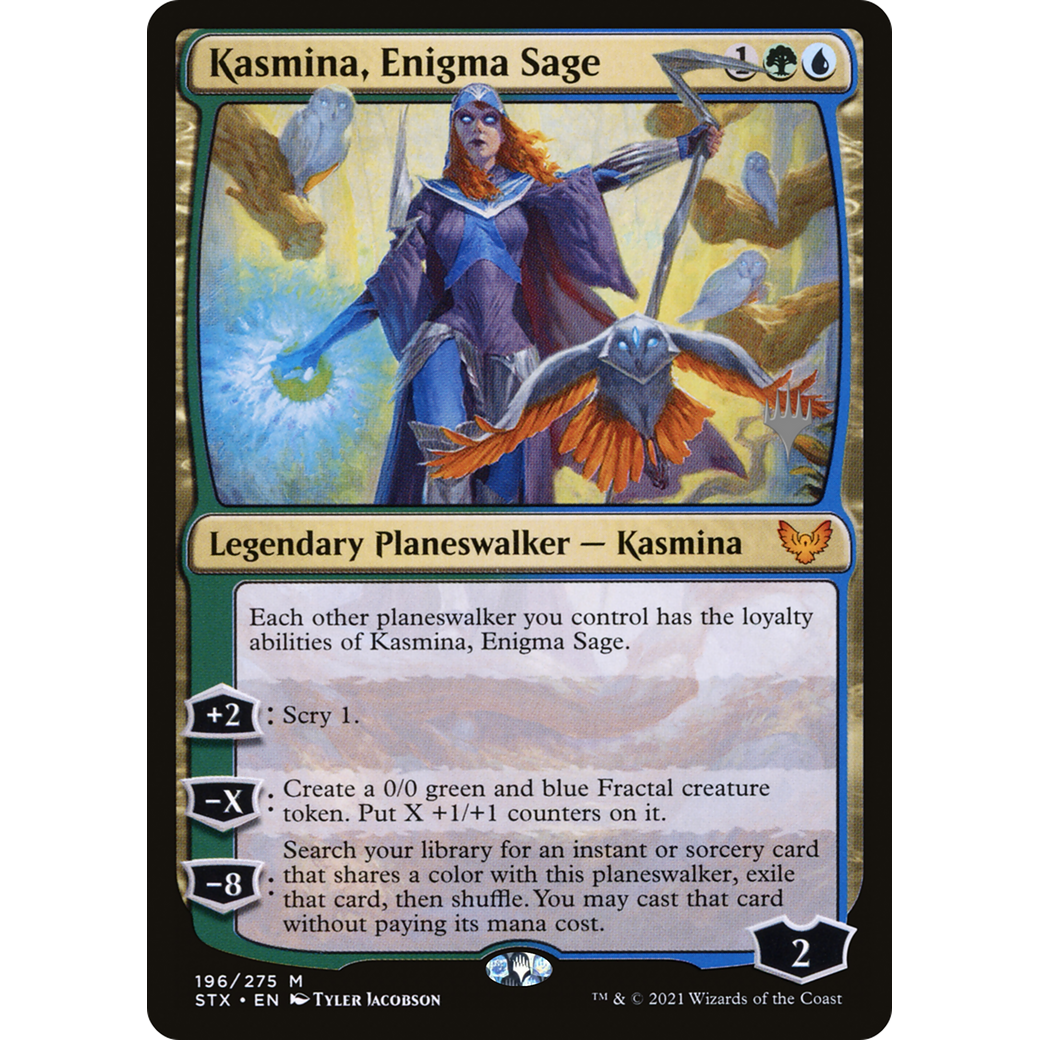 Kasmina, Enigma Sage (PPSTX-196) - Strixhaven: School of Mages Promos
