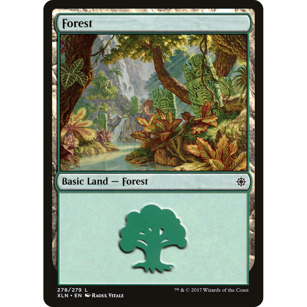Forest (278) (XLN-278) - Ixalan Foil