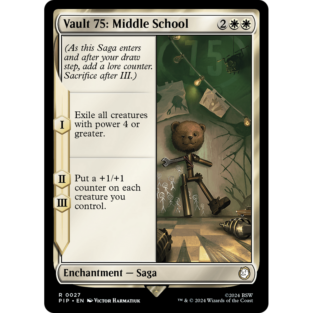 Vault 75: Middle School (PIP-027) - Fallout Foil