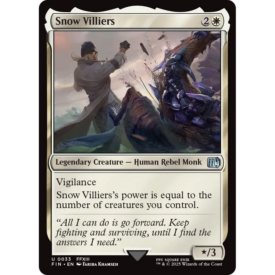 Snow Villiers (FIN-033) - FINAL FANTASY