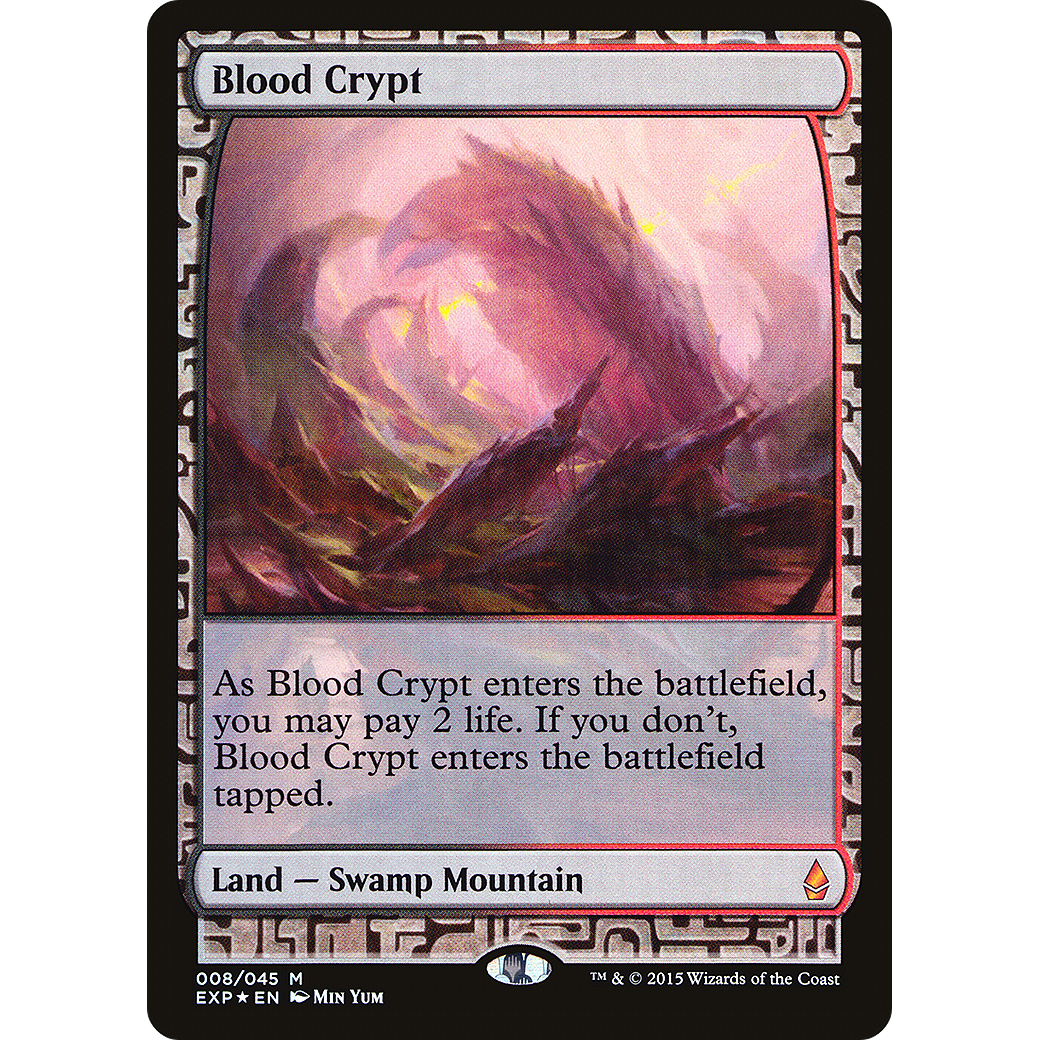Blood Crypt (EXP-008) - Zendikar Expeditions Foil