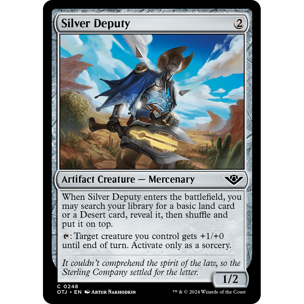 Silver Deputy (OTJ-248) - Outlaws of Thunder Junction