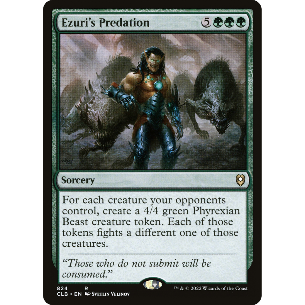 Ezuri's Predation (CLB-824) - Commander Legends: Battle for Baldur's Gate