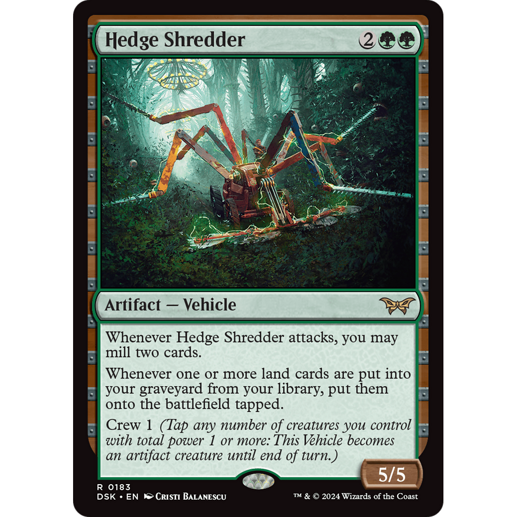Hedge Shredder (DSK-183) - Duskmourn: House of Horror Foil