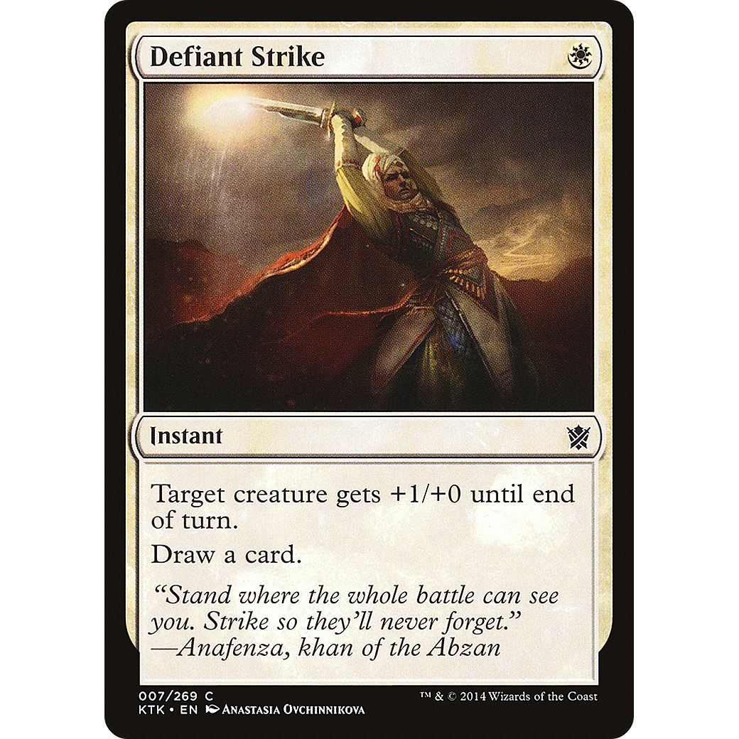 Defiant Strike (KTK-007) - Khans of Tarkir