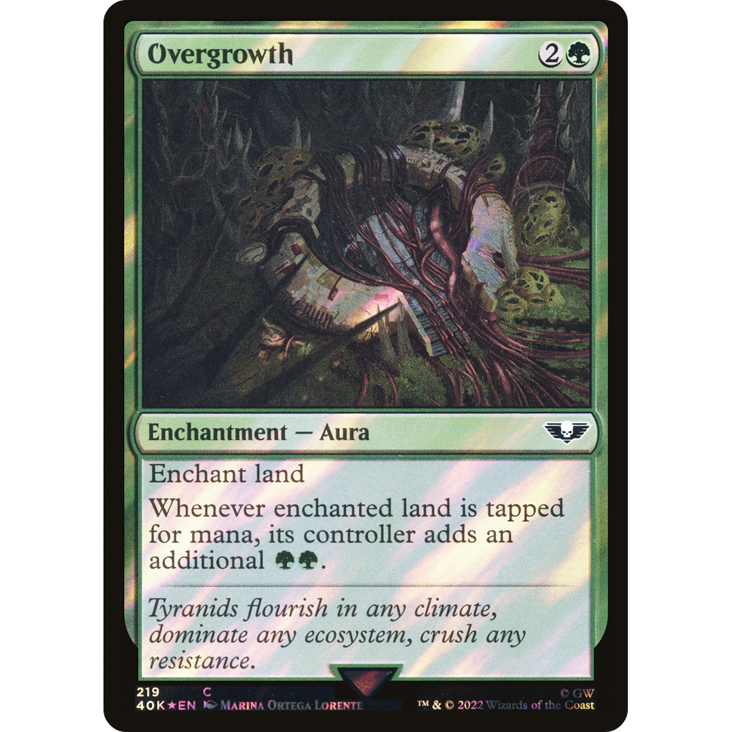 Overgrowth (40K-219) - Warhammer 40,000 Commander Foil