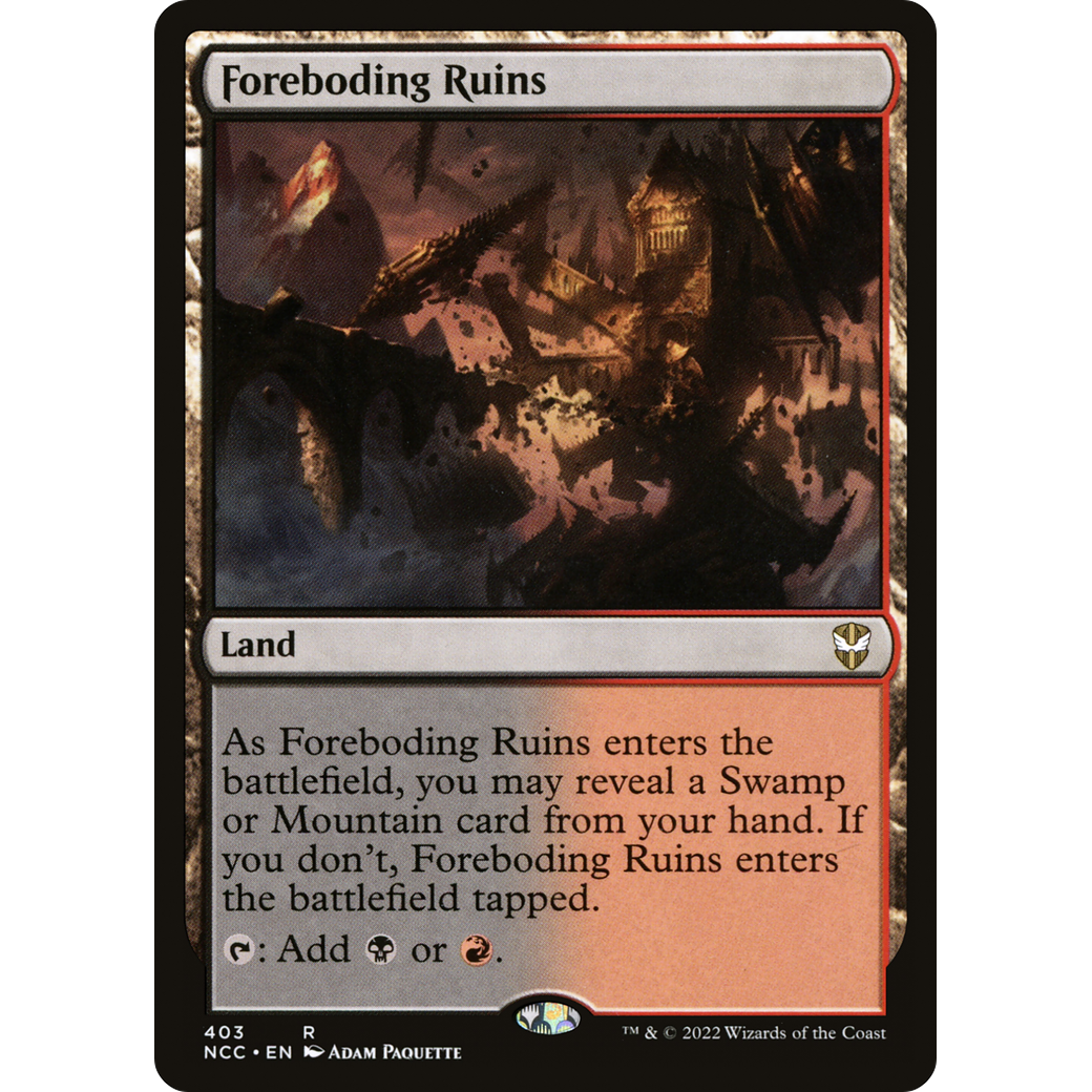 Foreboding Ruins (NCC-403) - New Capenna Commander