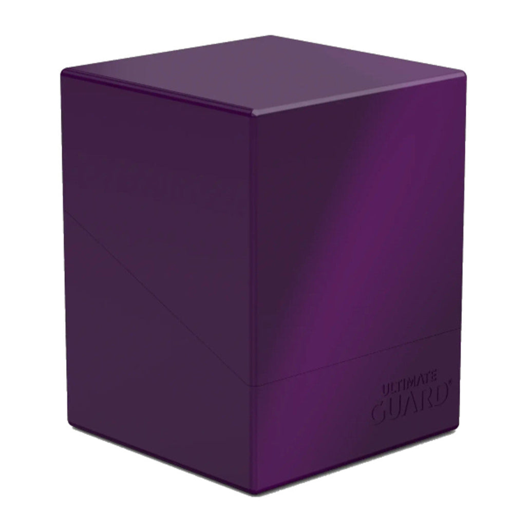 Solid Purple Boulder 100+ Deck Box