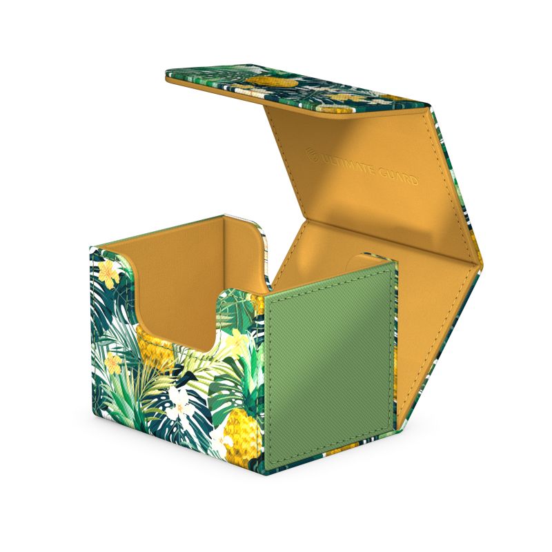 Floral Places: Bahia Green 100+ Sidewinder Xenoskin Deck Box