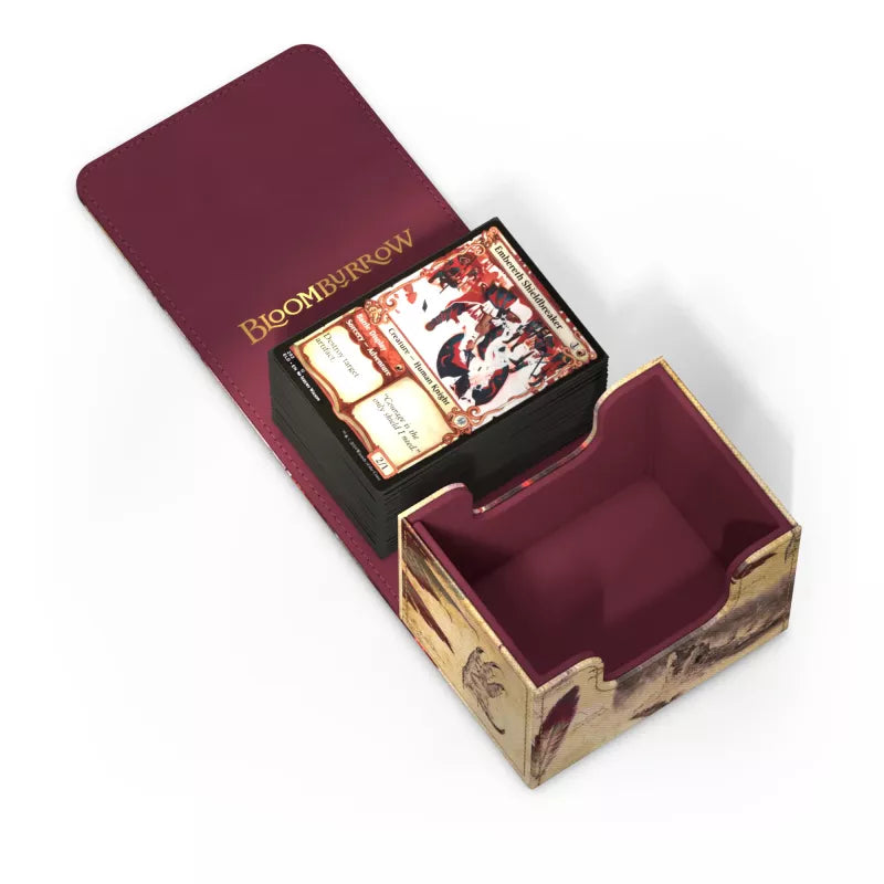 Magic The Gathering: Bloomburrow - Dragonhawk, Fate's Tempest 100+ Sidewinder Deck Case