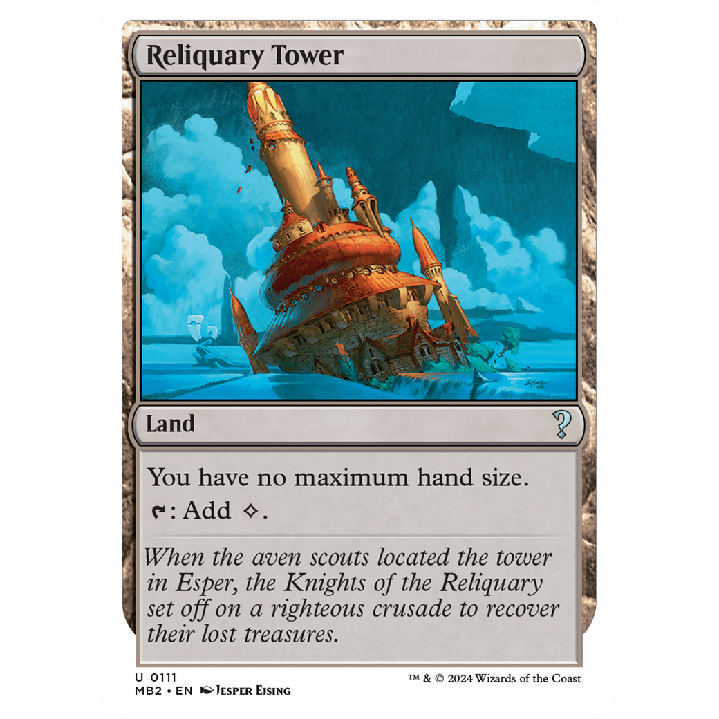 Reliquary Tower (White Border) (MB2-111) - Mystery Booster 2