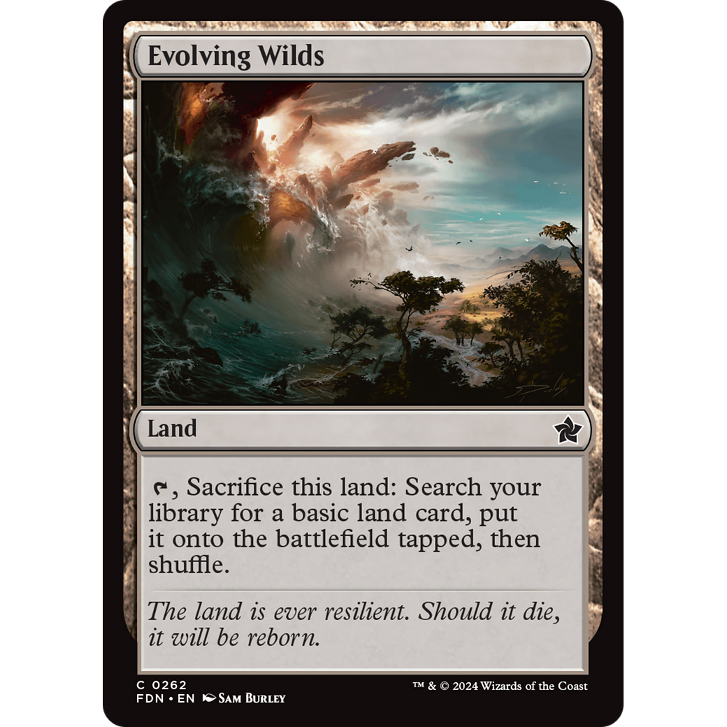 Evolving Wilds (FDN-262) - Foundations Foil