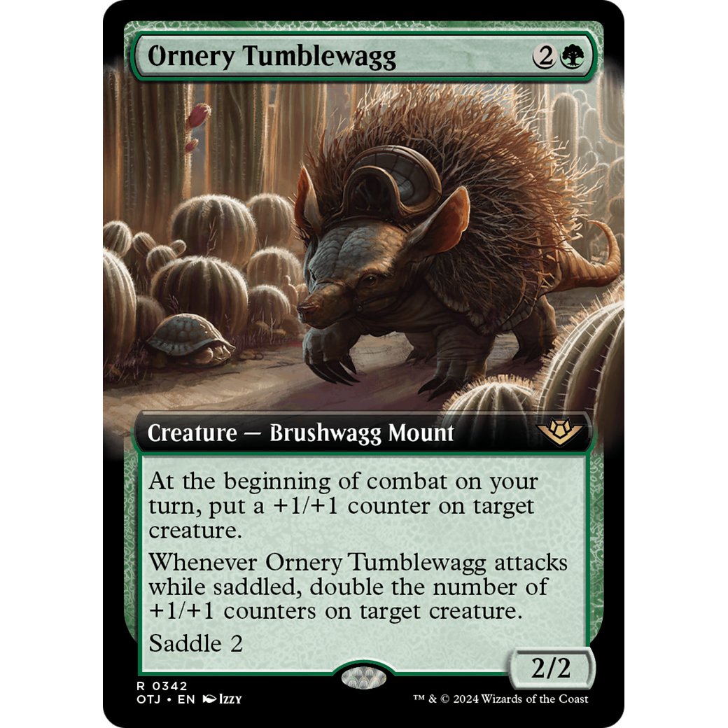Ornery Tumblewagg (OTJ-342) - Outlaws of Thunder Junction: (Extended Art)