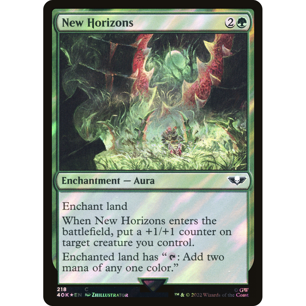 New Horizons (40K-218) - Warhammer 40,000 Commander Foil