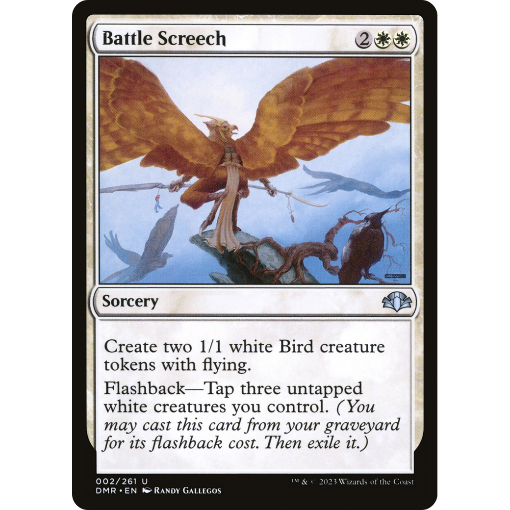 Battle Screech (DMR-002) - Dominaria Remastered Foil