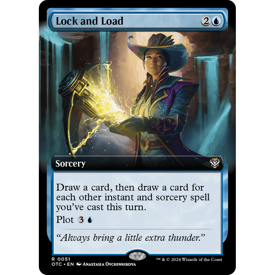 Lock and Load (OTC-051) - Outlaws of Thunder Junction Commander: (Extended Art)