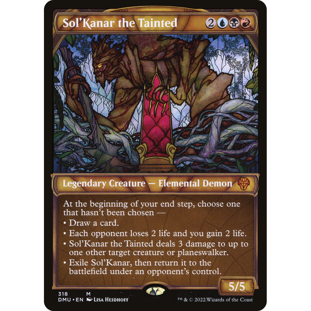 Sol'Kanar the Tainted (Showcase) (DMU-318) - Dominaria United: (Showcase)
