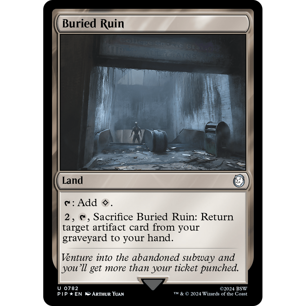 Buried Ruin (PIP-782) - Fallout Foil