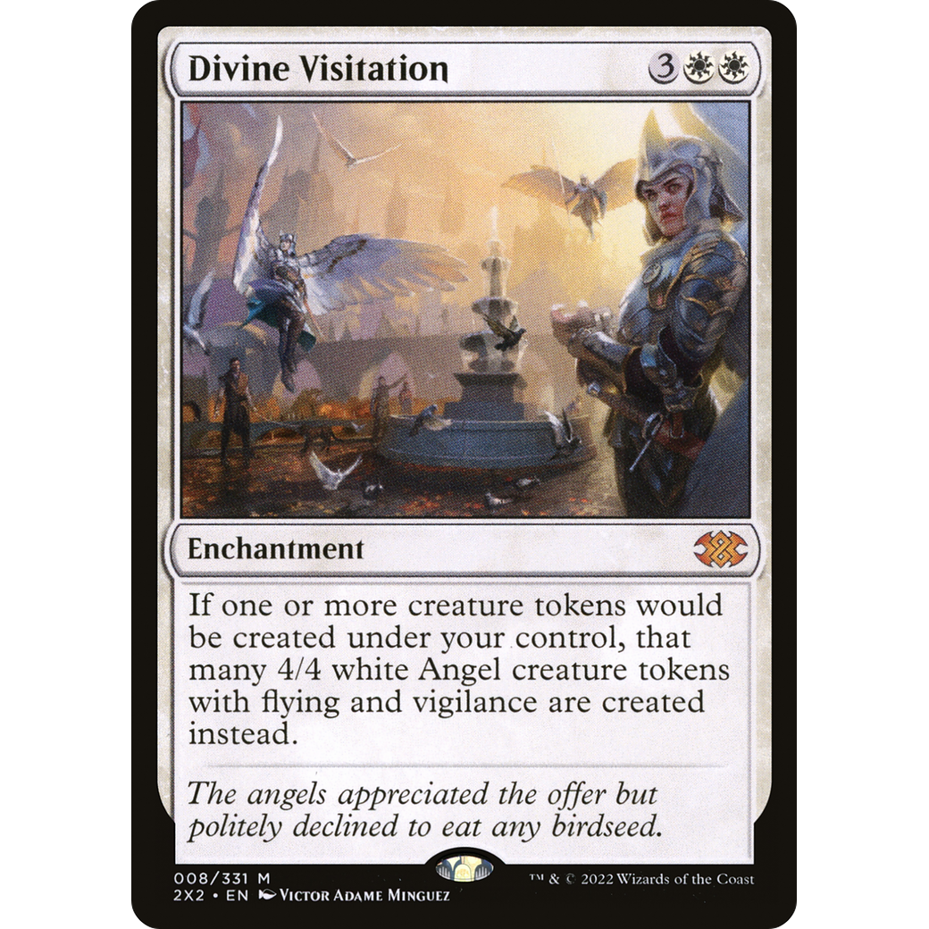 Divine Visitation (2X2-008) - Double Masters 2022 Foil