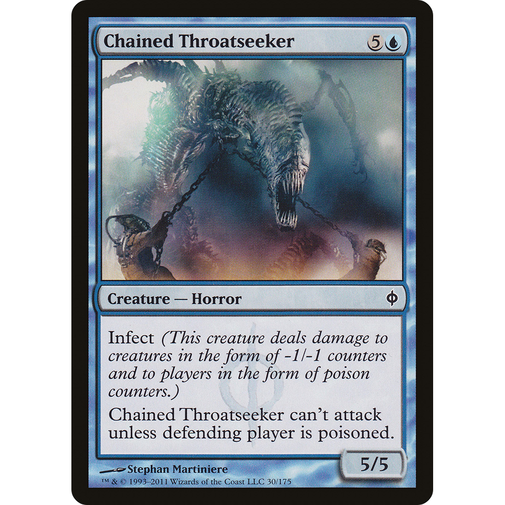 Chained Throatseeker (NPH-030) - New Phyrexia Foil