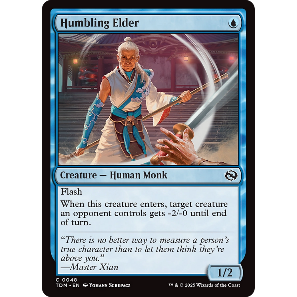 Humbling Elder (TDM-048) - Tarkir: Dragonstorm Foil