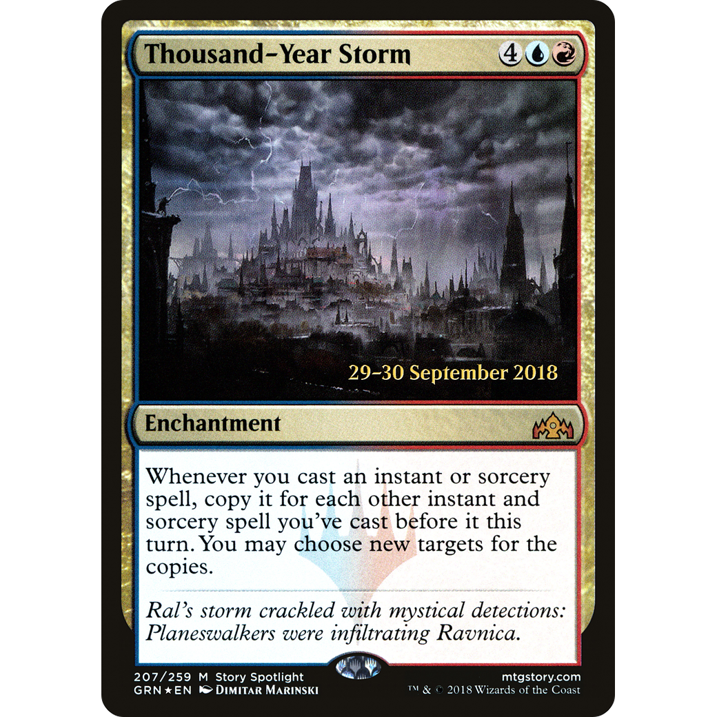Thousand-Year Storm (PRE-207) - Guilds of Ravnica Promos Foil