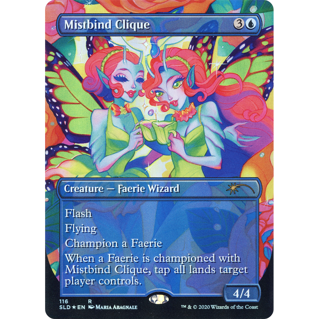 Mistbind Clique (SLD-116) - Secret Lair Drop (Borderless) Foil