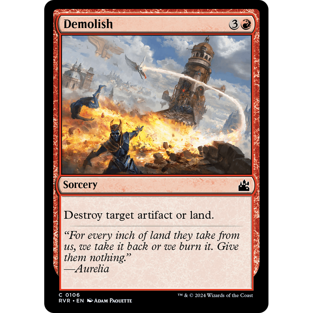 Demolish (RVR-106) - Ravnica Remastered Foil