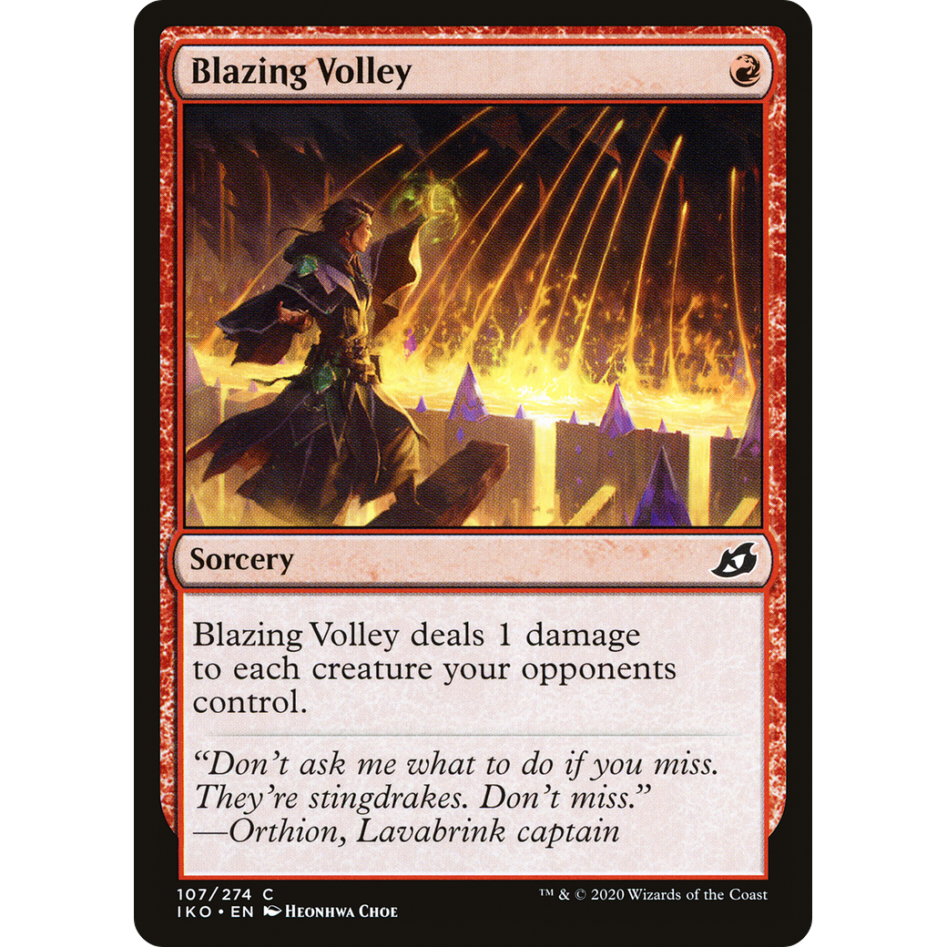 Blazing Volley (IKO-107) - Ikoria: Lair of Behemoths