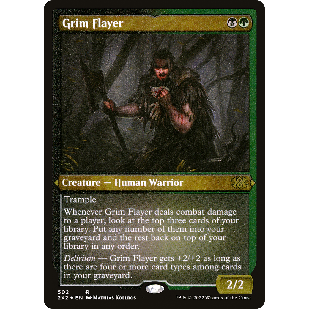 Grim Flayer (Foil Etched) (2X2-502) - Double Masters 2022 Foil