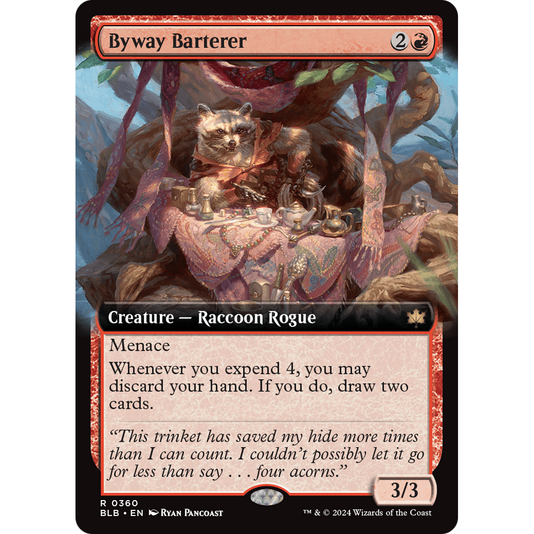 Byway Barterer (BLB-360) - Bloomburrow: (Extended Art) Foil