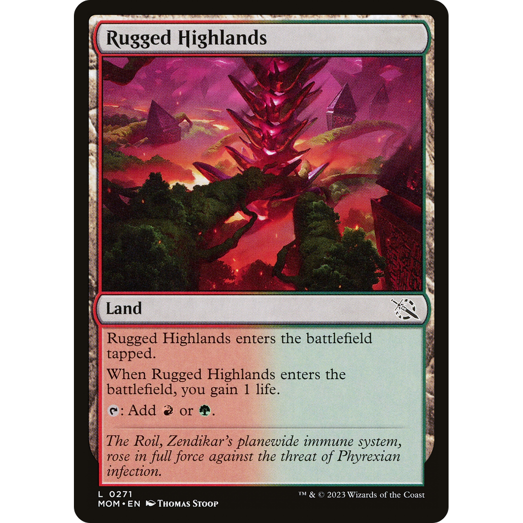 Rugged Highlands (MOM-271) - March of the Machine Foil