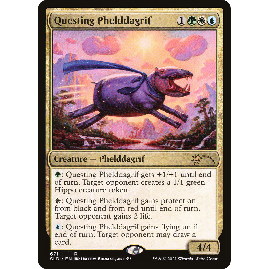 Questing Phelddagrif (671) (SLD-671) - Secret Lair Drop Foil