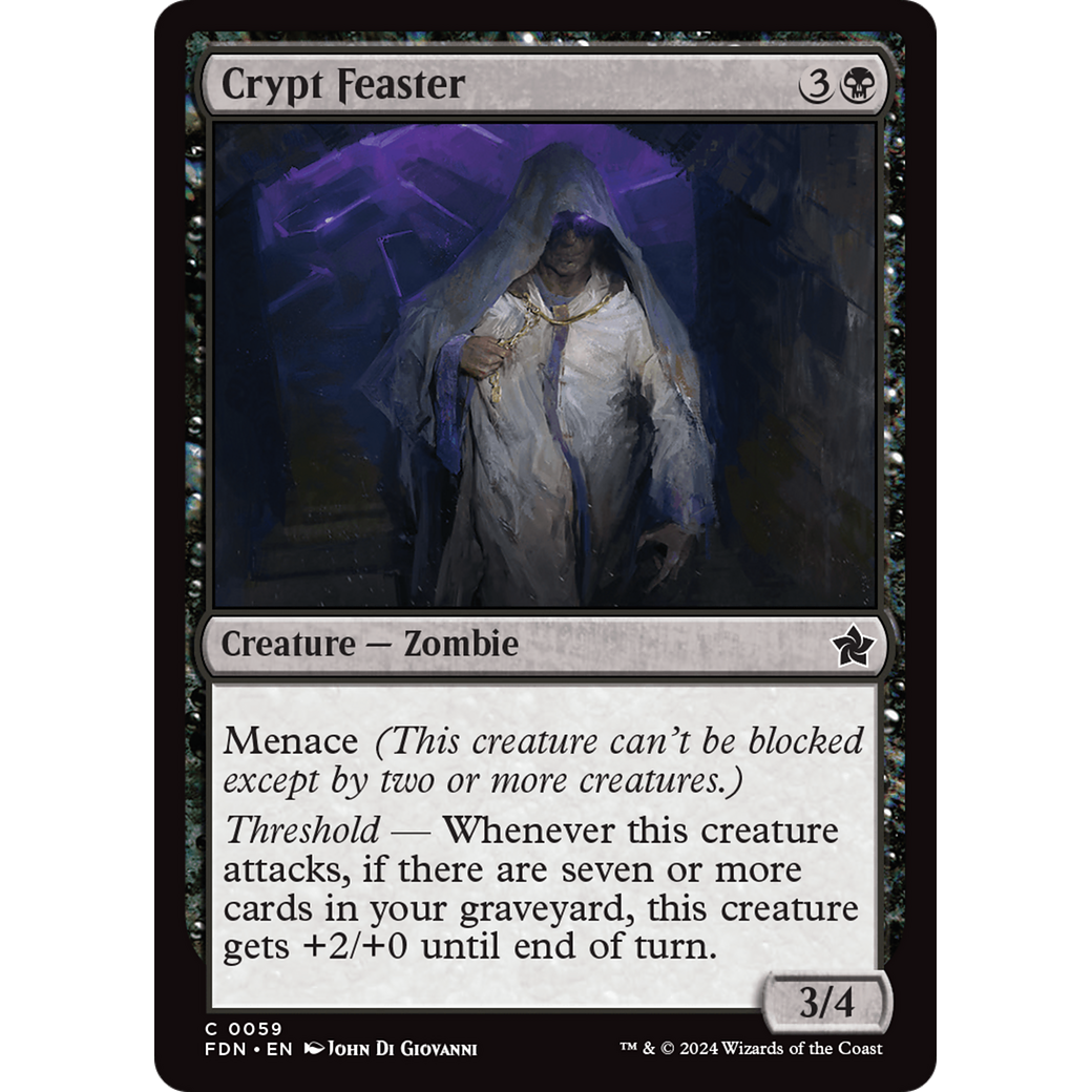 Crypt Feaster (FDN-059) - Foundations Foil