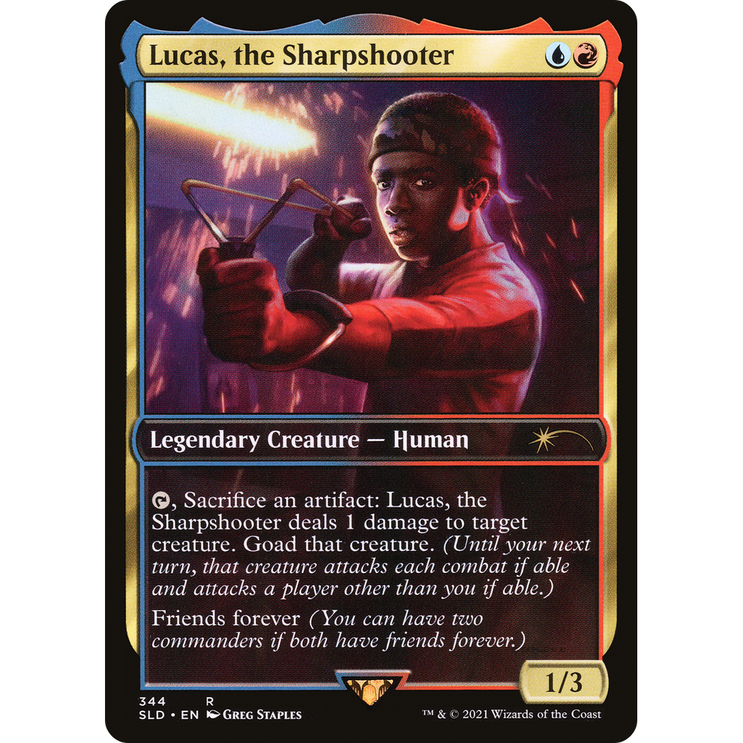 Lucas, the Sharpshooter (SLD-344) - Secret Lair Drop / Lucas, the Sharpshooter Foil