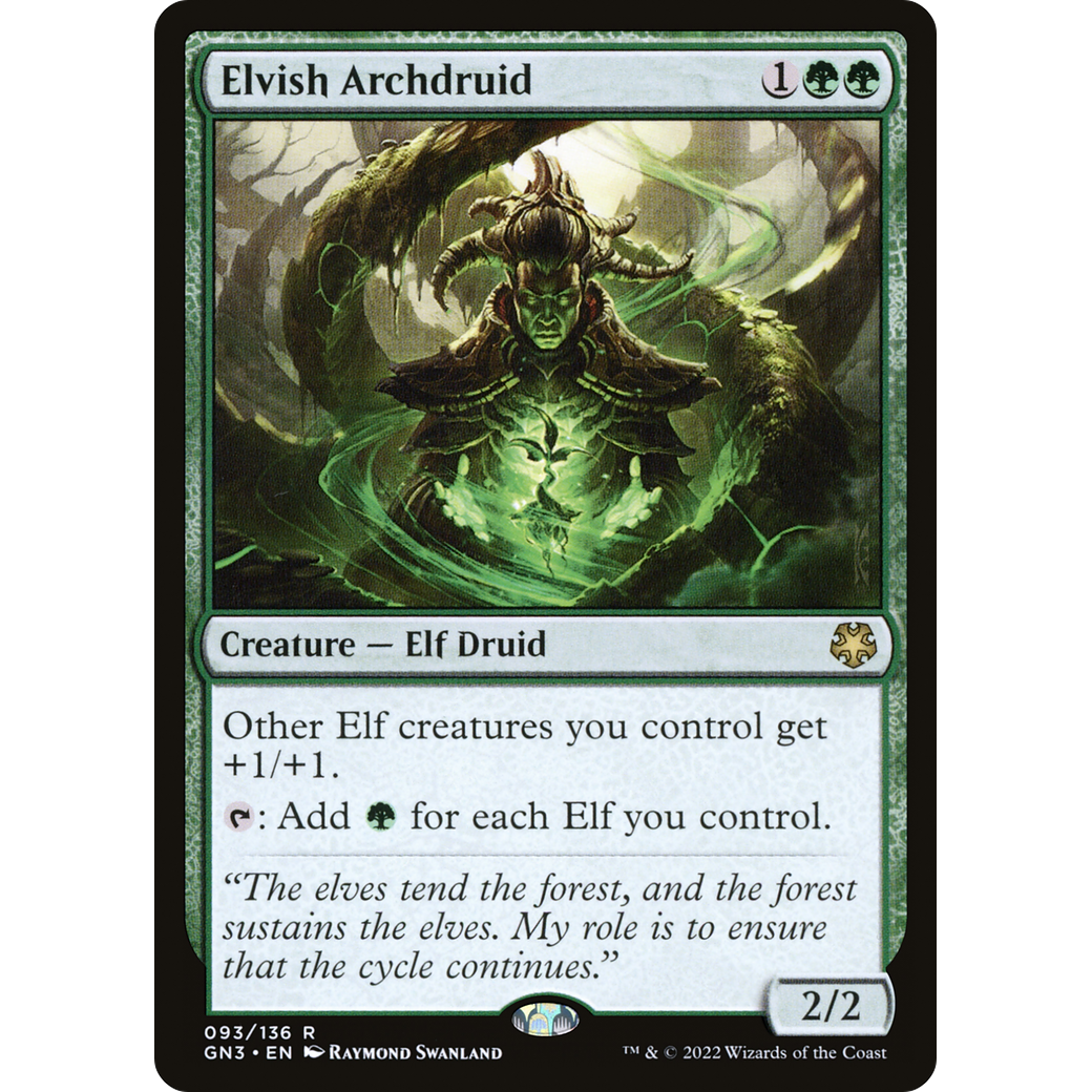 Elvish Archdruid (GN3-093) - Game Night: Free-for-All