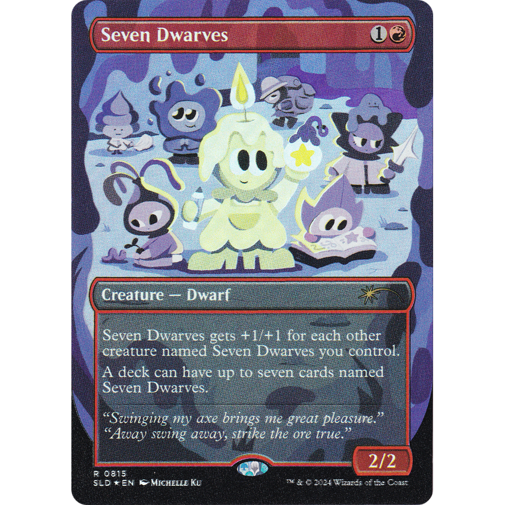 Seven Dwarves (0815) (SLD-815) - Secret Lair Drop (Borderless) Foil