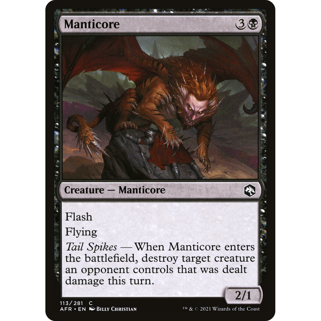 Manticore (AFR-113) - Adventures in the Forgotten Realms