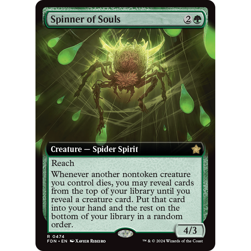 Spinner of Souls (FDN-474) - Foundations: (Extended Art) Foil