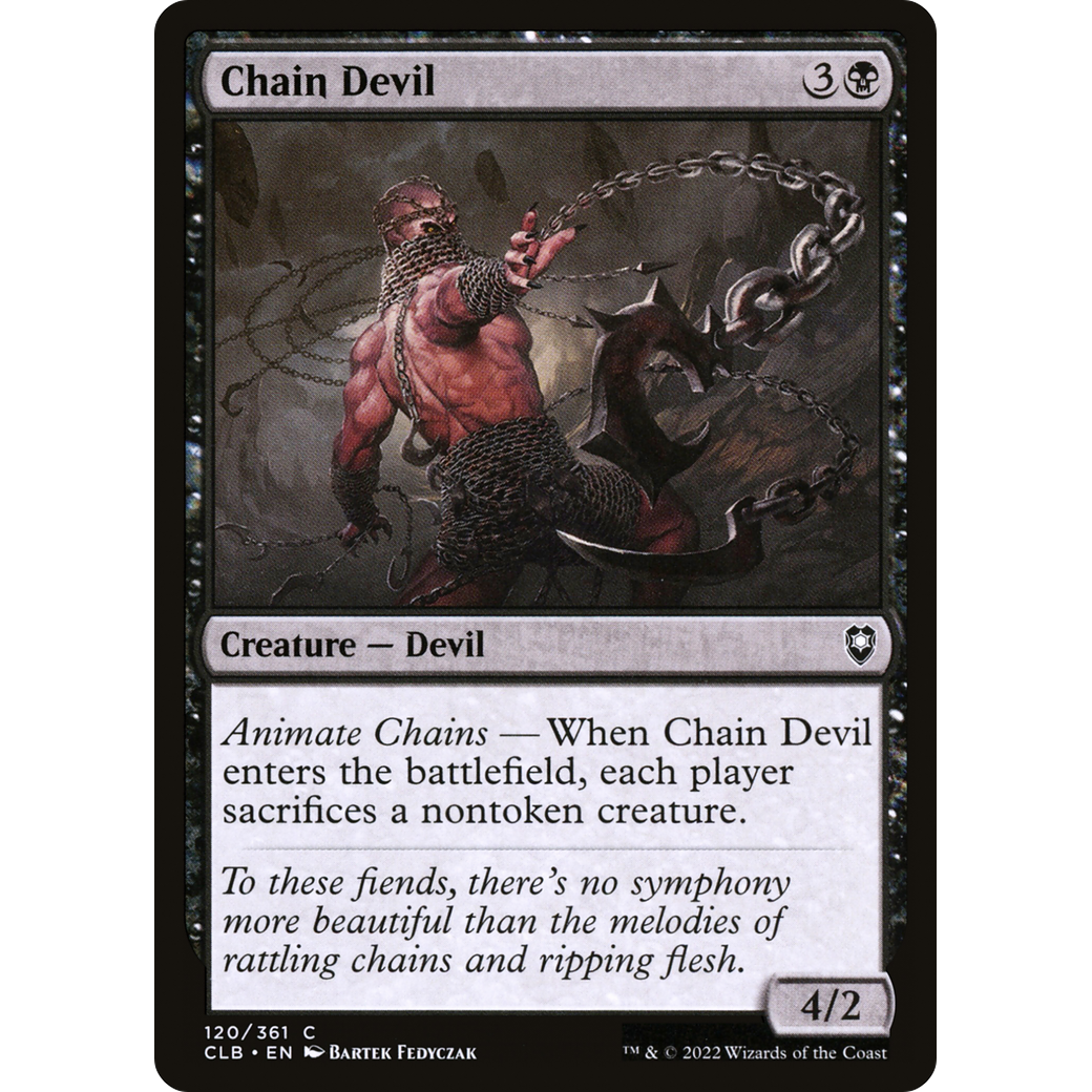 Chain Devil (CLB-120) - Commander Legends: Battle for Baldur's Gate Foil