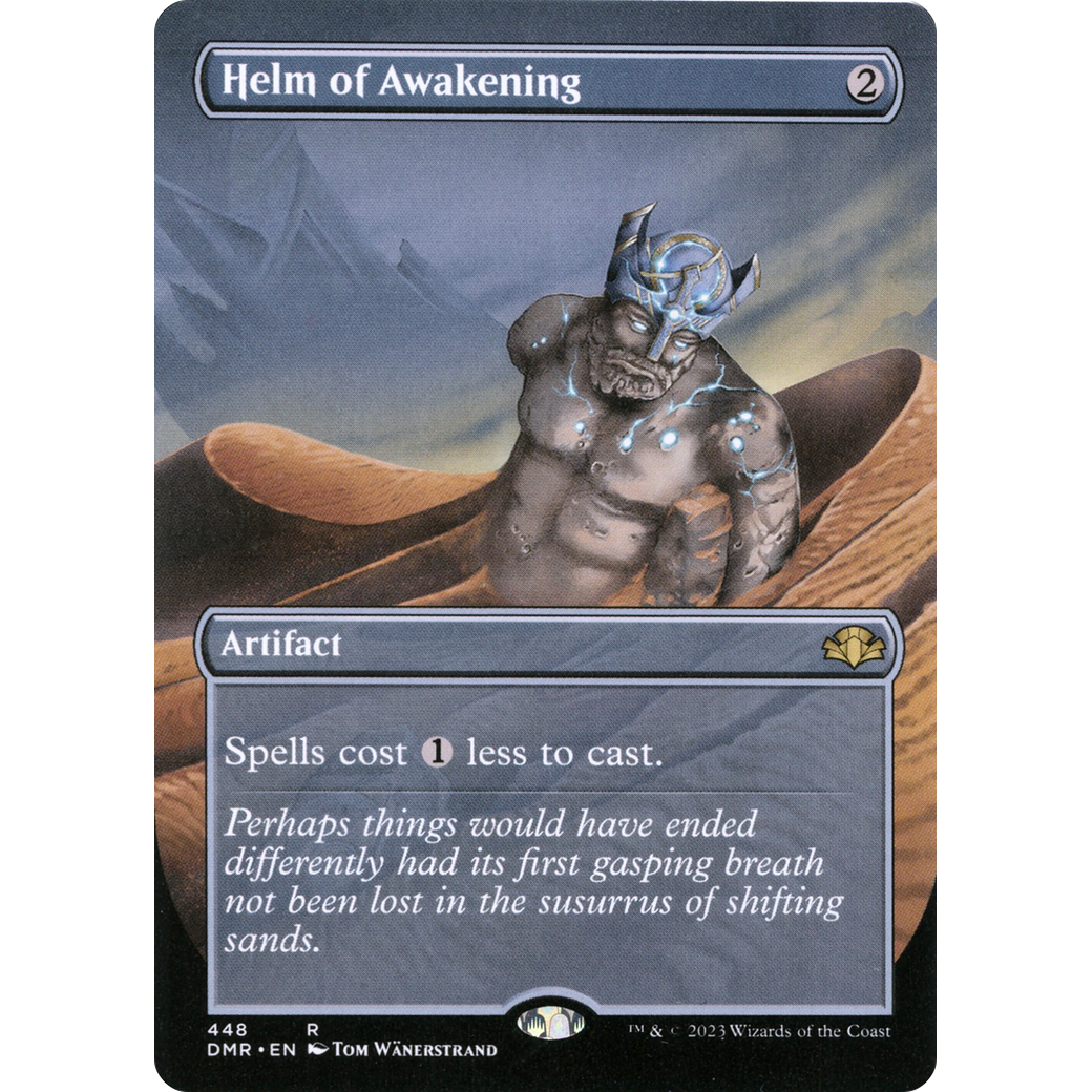 Helm of Awakening (Borderless) (DMR-448) - Dominaria Remastered (Borderless) Foil